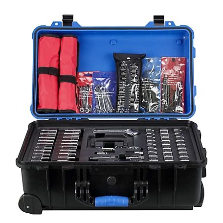 mechanics tool set metal box-200 pc|JobSmart 324 pc. Mechanic's Tool Set with Case.